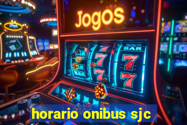 horario onibus sjc